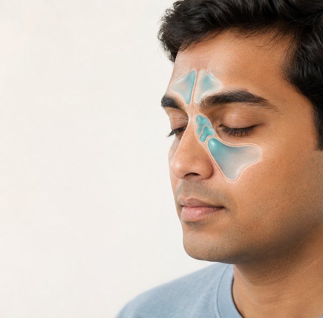 sinusitis symptoms — facial pressure and congestion