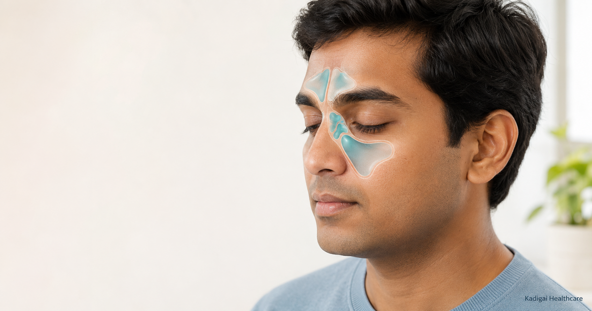sinusitis symptoms — facial pressure and congestion