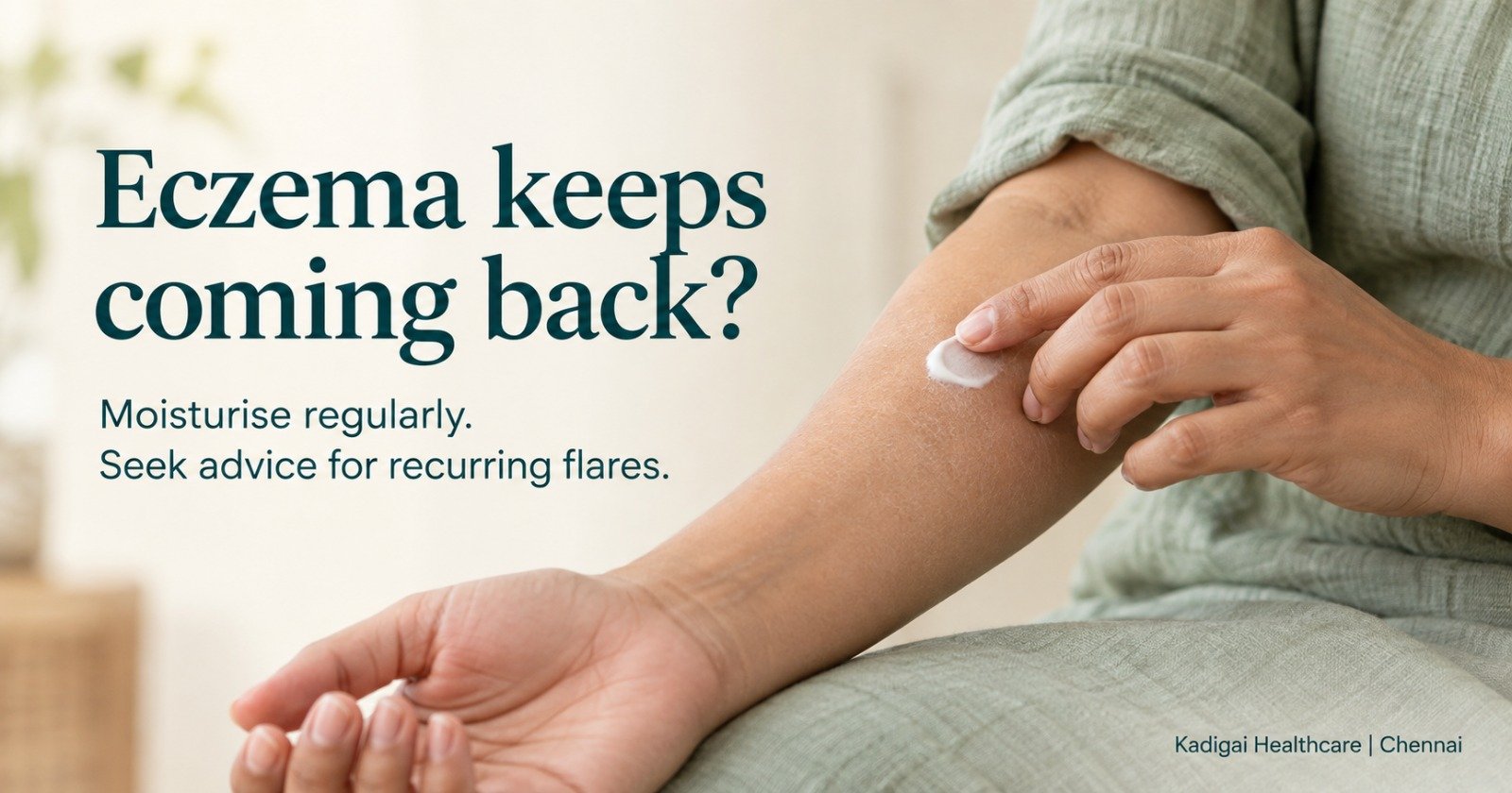 Eczema cream not working for recurring eczema flare-ups